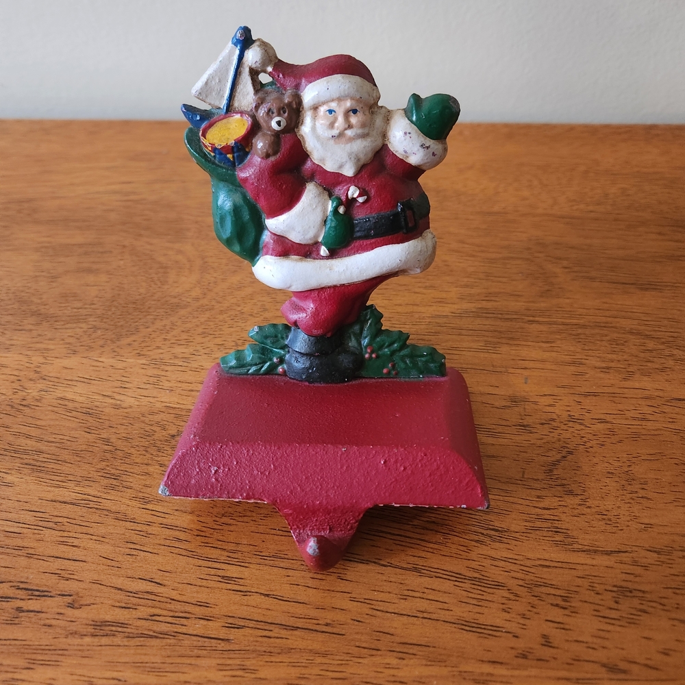 Midwest Cannon Falls Cast Iron Santa Stocking Holder